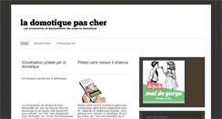 Desktop Screenshot of domotique-pas-cher.net