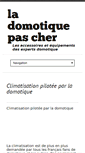 Mobile Screenshot of domotique-pas-cher.net